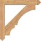 Ekena Millwork Balboa Arts & Crafts Smooth Bracket, Western Red Cedar, 3 1/2"W x 32"D x 32"H BKT04X32X32BOA03SWR - alternate 4